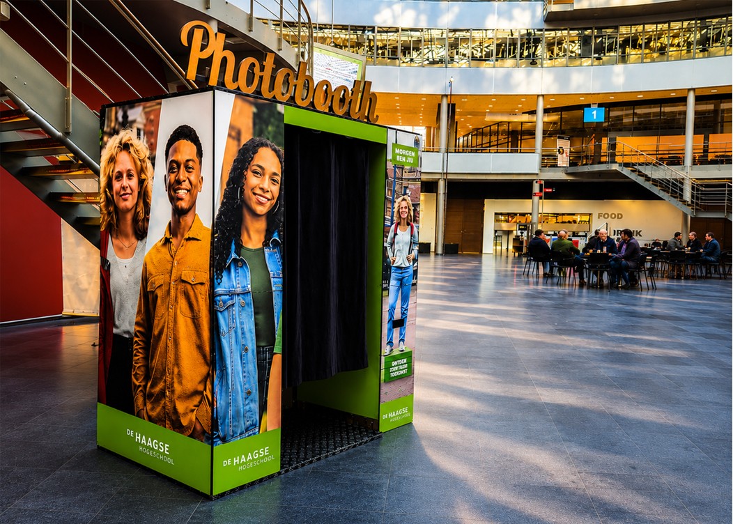 Fotohokje voor schoolfeest